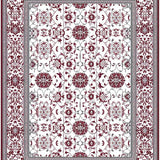 Ultra Soft Area Rug, Non Slip, Stain Resistant, Washable Area Rugs for Living Room, Bedroom, Luxurious Minimalist Color Scheme(White)