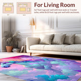 Dreamy Plush Colorful Oasis(Purple)