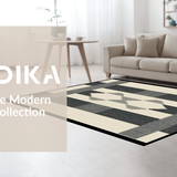 Chic Striped Trellis Motif(Beige)