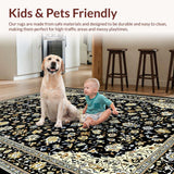 Timeless Vintage Ogee Patterned Charm(Black)