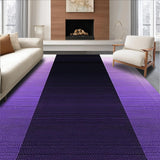 Ultra Soft Area Rug, Non Slip, Stain Resistant, Washable Area Rugs for Living Room, Bedroom, Luxurious Ombre Wave Pattern(Purple)