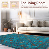 Artful Abstract Coastal Motif(Blue)