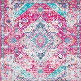 Ultra Soft Area Rug, Non Slip, Stain Resistant, Washable Area Rugs for Living Room, Bedroom, Eclectic Pink Geometric Charm(Pink)