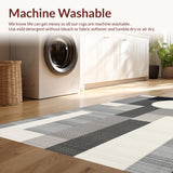 Elegant Asymmetrical Geometric Motif(Black)