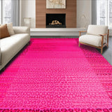 Ultra Soft Area Rug, Non Slip, Stain Resistant, Washable Area Rugs for Living Room, Bedroom, Chic Soft Animal Print Aesthetic(Pink)