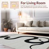 Elegant Monochrome Snake Aesthetic(Black)