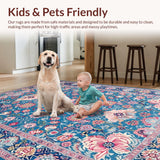 Artful Mixed Hue Textile Design(Blue)