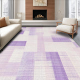 Ultra Soft Area Rug, Non Slip, Stain Resistant, Washable Area Rugs for Living Room, Bedroom, Coquette Bow Area Rug Uno Reverse Design Aesthetic Decor Carpet(Purple)