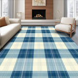 Chic Windowpane Check Aesthetic(Beige)