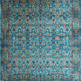 Whimsical Colorful Tiled(Blue)