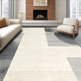 Ultra Soft Area Rug, Non Slip, Stain Resistant, Washable Area Rugs for Living Room, Bedroom, Artistic High-Contrast Animal Motif(Gray)