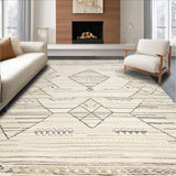 Eclectic Cream Tasseled Elegance(Beige)