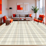 Ivory Beige Buffalo Plaid(Beige)