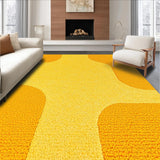Ultra Soft Area Rug, Non Slip, Stain Resistant, Washable Area Rugs for Living Room, Bedroom, Contemporary Yellow Home Office Plush Accent Rug(Yellow)