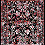 Whimsical Vintage Blossom Composition(Black)