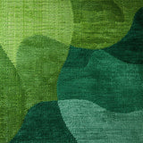 Vibrant Earthy Green Lush Feel(Green)