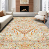 Cozy Low Pile Distressed Texture(Beige)
