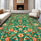 Vibrant Earthy Abstract Motif(Green)