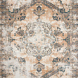 Ultra Soft Area Rug, Non Slip, Stain Resistant, Washable Area Rugs for Living Room, Bedroom, Rustic Tiled Design in Cream Tones(Beige)