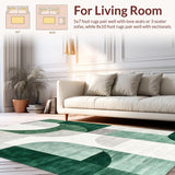 Ultra Soft Area Rug, Non Slip, Stain Resistant, Washable Area Rugs for Living Room, Bedroom, Soft Artistic Dining Room Non-Slip Area Carpet(Gray)