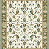 Ultra Soft Area Rug, Non Slip, Stain Resistant, Washable Area Rugs for Living Room, Bedroom, Durability Meets Style in Intrigue(Ivory)