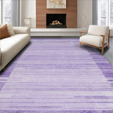 Ultra Soft Area Rug, Non Slip, Stain Resistant, Washable Area Rugs for Living Room, Bedroom, Vibrant Cozy Retro Vibe(Purple)