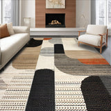 Ultra Soft Area Rug, Non Slip, Stain Resistant, Washable Area Rugs for Living Room, Bedroom, Rustic Earthy Animal Motif(Beige)
