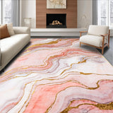 Contemporary Gold Veined Texture(Pink)