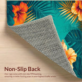 Contemporary Blue Botanical Fusion(Blue)