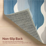 Whimsical Curved Jute Aesthetic(Blue)