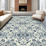 Ultra Soft Area Rug, Non Slip, Stain Resistant, Washable Area Rugs for Living Room, Bedroom, Boho Grey and White Bedroom Non-Slip Rug(White)
