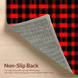 Chic Layered Plaid Decoration(Red)