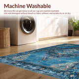 Elegant Vintage Inspired Geometric Style(Blue)