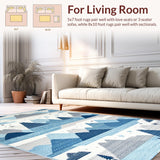 Gray and White Serenity(Blue)