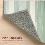 Ivory Minimalist Gridded Texture(Green)