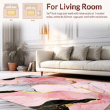 Contemporary Abstract Pink Black(Pink)
