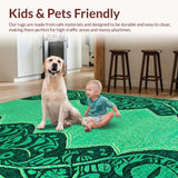 Elegant Teal Patterned Artistry(Blue)