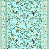 Eclectic Vintage Springtime Imagery(Blue)