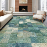 Ultra Soft Area Rug, Non Slip, Stain Resistant, Washable Area Rugs for Living Room, Bedroom, Subtle Seahorse Rug:  Printed Coastal Area Rug(Blue)