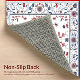 Vibrant Seasonal Feathered Design(White)