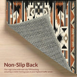 Southwestern Inspired Tribal Motif Rug with Earthy Tones(Beige)