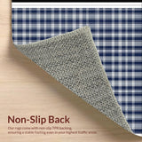 Contemporary Blue Geometric Elegance(Blue)