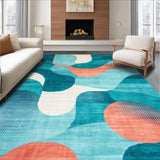Dynamic Coastal Wave Motif(Blue)