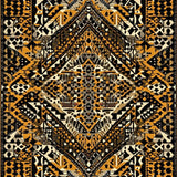 Ultra Soft Area Rug, Non Slip, Stain Resistant, Washable Area Rugs for Living Room, Bedroom, Contemporary Chic Cheetah Motif(Black)