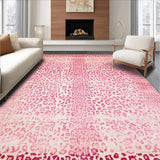 Luxurious Pink Ivory Wildlife Design(Pink)