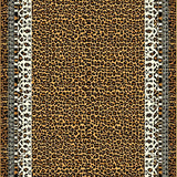 Ultra Soft Area Rug, Non Slip, Stain Resistant, Washable Area Rugs for Living Room, Bedroom, Modern Cartoonish Wildlife Flair(Brown)
