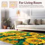 Vibrant Earthy Shaggy Elegance(Yellow)