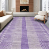 Ultra Soft Area Rug, Non Slip, Stain Resistant, Washable Area Rugs for Living Room, Bedroom, Modern Warm Toned Shaggy Aesthetic(Purple)