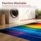 Vivid Abstract Rainbow Composition(Red)