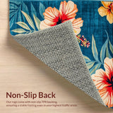 Lively High Low Pile Design(Blue)